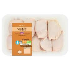 [6009802717127] CHICKEN THIGH 1KG TRAY