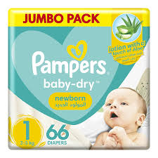 [4015400736622] PAMPERS DIAPERS 52PC (JUMBO PACK)