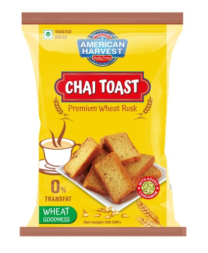 [6295055187477] CHAI TOAST WHEAT RUSK (300G)