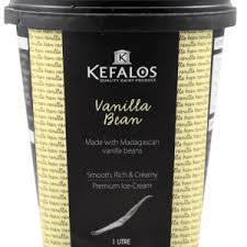 [6009651164981] KEFALOS VANILLA BEAN ICE CREAM (150ML)