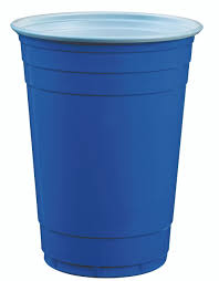 [DTH0000000000744] DISPOSABLE CUP 475MLS BLUE & WHITE