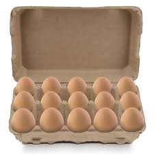 [DTH0000000000928] EGGS HALF TRAY (15PCS)