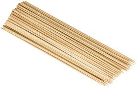 [6115118050299] BAMBOO SKEWERS 8"INCH