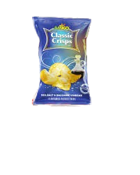[6009652785789] AMIGO CRISPS SEA SALT & BALSAMIC VINEGAR 110G