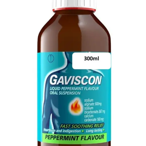 [DTH0000000001066] GAVISCON LIQUID PEPPERMINT 300MLS