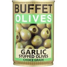 [6001283804235] BUFFET OLIVES GARLIC STUFFED 300G