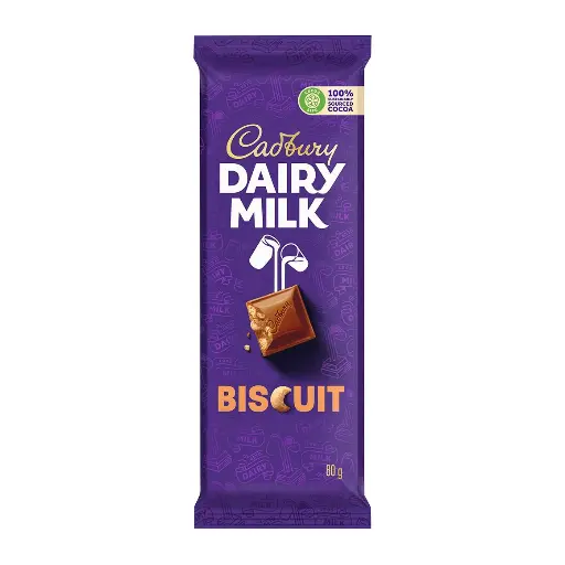[6001065601083] CADBURY DAIRY MILK BISCUIT 80G