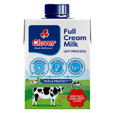 [6001299018220] CLOVER FULL CREAM MILK UHT PROCESS 500MLS