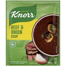 [6001087359658] KNORR PACKET SOUPS BEEF & ONION 50G