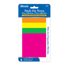[733025409427] STICK ON NOTE 3X3 NEON