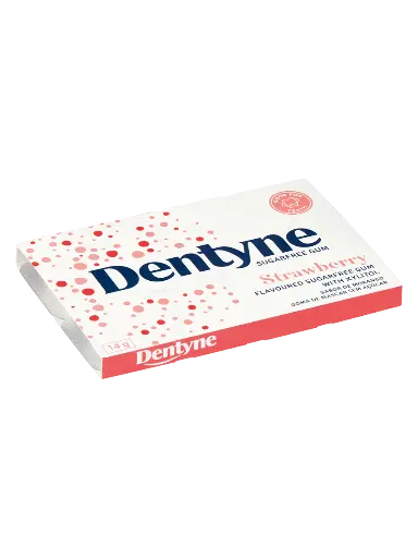 [6001065680934] DENTYNE SUGARFREE GUM STRAWBERRY 14.5G