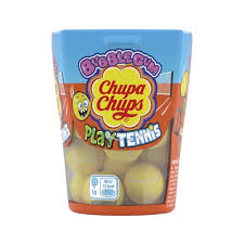 [DTH0000000002037] CHUPA CHUPS TENNIS BALL GUM PINEPAPPLE JAR DXB