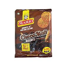 [8904300202633] MARIO CHOCOMALT BISCUITS 90G DXB