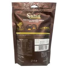 [718179684012] SALSA DARK CHOCO DATE WITH ALMOND 500G DXB