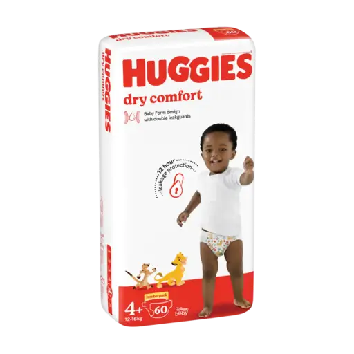 [6001019910674] HUGGIE DRY COMFORT DIAPERS 94PCS
