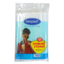 [6161102262292] TEEPEE DRINKING STRAWS (100)
