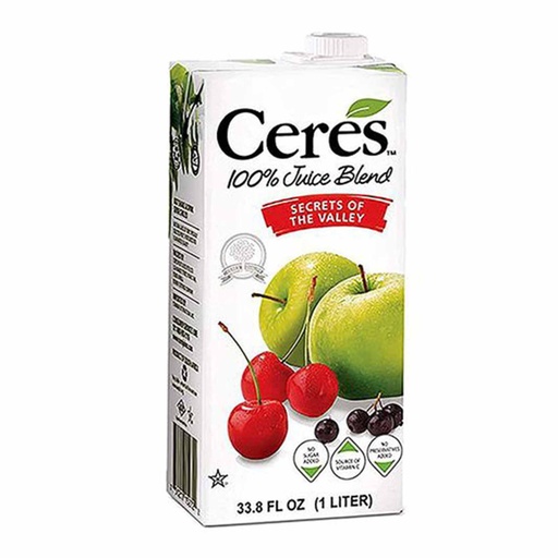 [6001240200018] CERES 100% FRUIT JUICE APPLE 200ML