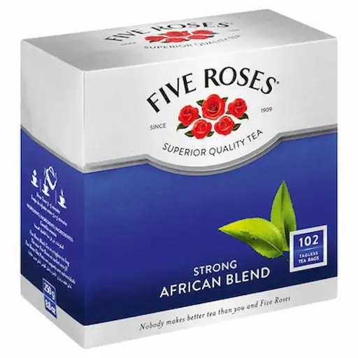[6001156589955] FIVE ROSES T/BAGS STRONG AFRICAN BLEND