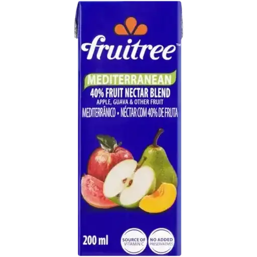 [6001240232064] FRUITREE MEDITERRANEAN 40% FRUIT NECTAR 200ML
