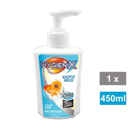 [6009711324775] HYGIENIX LIQUID SOAP COMBO PACK EXOTIC MILK 900ML