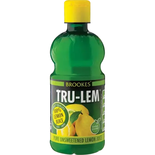 [6001324092027] BROOKES TRU 100% LEMON JUICE 250ML