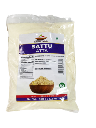 [8901670135776] KITCHEN DELIGHT SATTU ATTA 500G