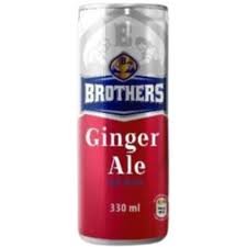 [6009709826236] BROTHERS GINGER ALE (330ML)
