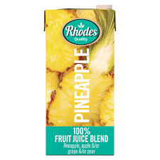 [RHODES-BEV-NON-BOT-066] RHODES 100% PINEAPPLE JUICE 1LTR