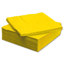 [YELLOW-TAK-TAK-PAC-703] YELLOW NAPKINS