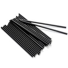[BLACK-TAK-TAK-PAC-716] BLACK STRAWS (250'S PCS)