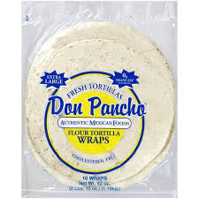 [TORTIL-BAK-FOO-PAC-824] TORTILLA SHEETS (PANCHO WRAPS) (500 GRM)