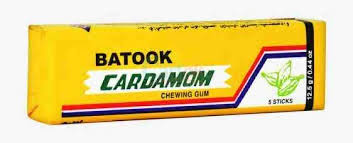 [796648107156] BATOOK CARDAMOM CHEWING GUM 12.5G