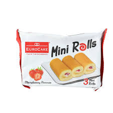[6291100600106] EUROCAKE MINI ROOL STRAWBERRY