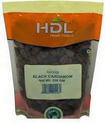 [BLACK CARD-908312-HDL-250G] BLACK CARDAMOM IND 250GM