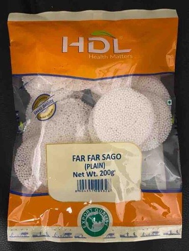 [8904357205328] HDL FAR FAR SAGO PLAIN (200G)